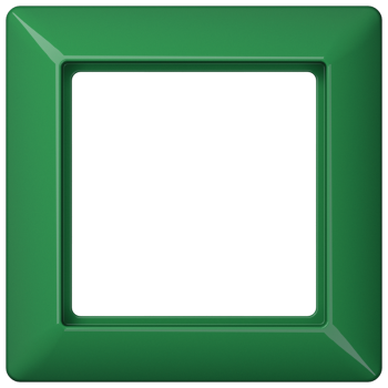 AS581BFGN Рамка ударопрочная AS 500 Зеленый 1-постовая Jung фото