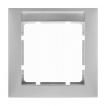 10118912 Рамка с полем для надписей S.1 Белый с блеском 1-постовая Berker фото