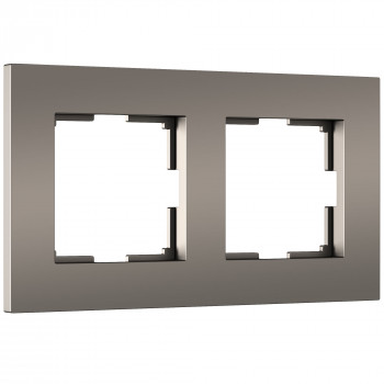 Рамка на 2 поста Slab (бронза матовый) Werkel a062812 W0022963 фото