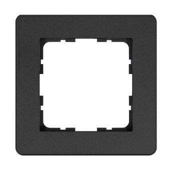 Рамка 1-постовая,  Антрацит Jasmart G-Flex G1101B фото