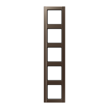 A585MO Рамка A 500 Мокко 5-постовая Jung фото