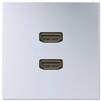 

MAAL1133 Плата гнезд 2xHDMI, ал. Jung, SL 500 MAAL1133