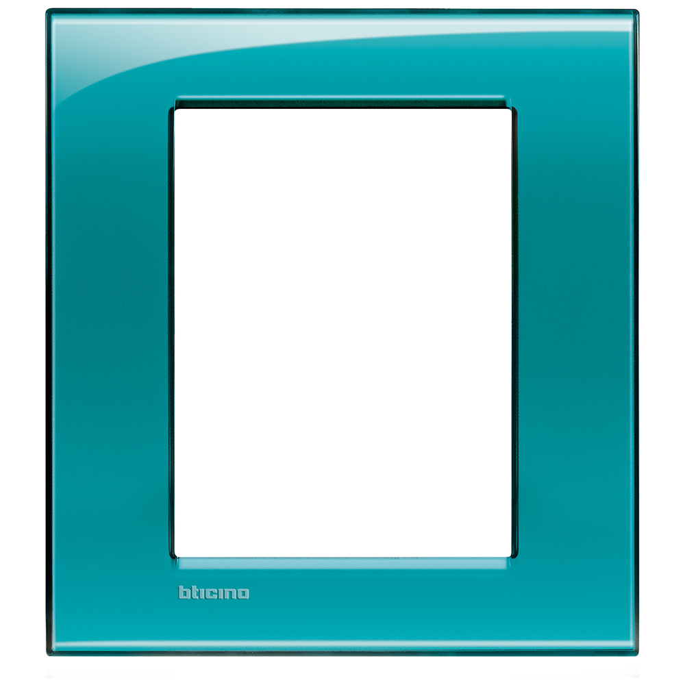 

LNA4826VD Рамка LivingLight Квадрат Зеленый 3+3 модуля Bticino, LivingLight Квадрат LNA4826VD