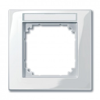 MTN514119 Рамка с полем для надписи M-Plan Белый 1-постовая Merten фото