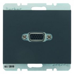 

3315407006 BMO VGA K.1 цвет: антрацитовый Berker, K.1 3315407006