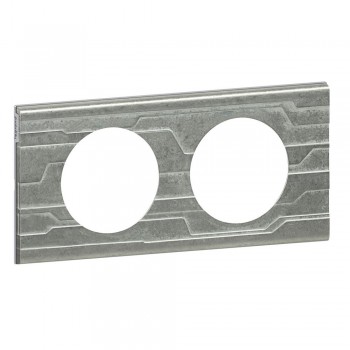 069042 Рамка Celiane Металл Техно 2-постовая Legrand фото