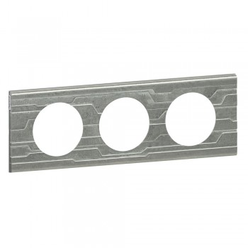 069043 Рамка Celiane Металл Техно 3-постовая Legrand фото