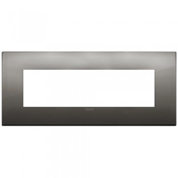 19657.09 Рамка Arke Classic Хром черный 7 модулей Vimar фото