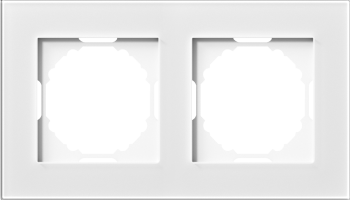 Рамка 2-я, белое стекло Donel A07 NATURAL DEN212WG фото