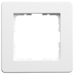 Рамка белый глянцевый 1-постовая Jasmart G-Flex G1101W фото