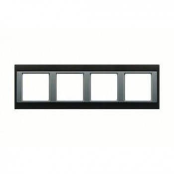 AP584GCRAL Рамка A Plus Хром / Алюминий 4-постовая Jung фото