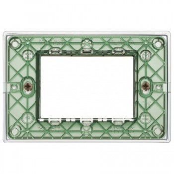 14653.42 Рамка Plana Воздушный 3-модульная Vimar фото