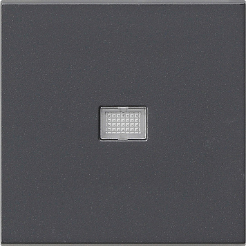

029828 Клавиша с большим конрольным окошком Антрацит Gira, Studio 029828