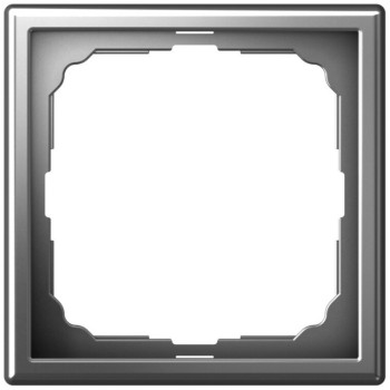 Рамка однопостовая Сталь Systeme Electric (Schneider Electric) Art Gallery GAL000901 фото