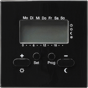 

237047 Терморегулятор с таймером и функцией охлаждения Черный Gira S-color, S-color 237047