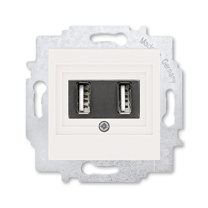 

USB зарядка двойная ABB Levit жемчуг 5014H-A00040 68W 2CHH290040A6068, Levit 5014H-A00040 68W