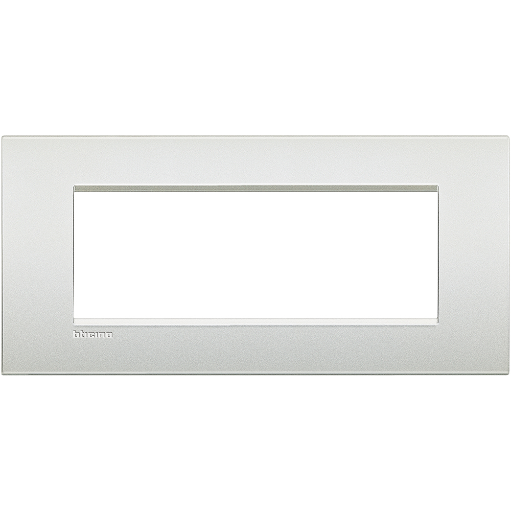 

LNC4807PR Рамка LivingLight Air Белый жемчуг 7 модулей Bticino, LivingLight Air LNC4807PR
