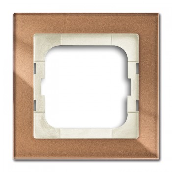 1754-0-4543 Рамка Axcent Бронзовое стекло 1-постовая ABB фото