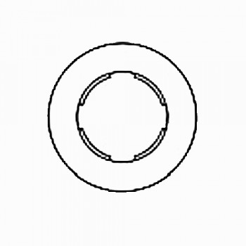 33801822 Рамка DO Орех 1-постовая Fontini фото