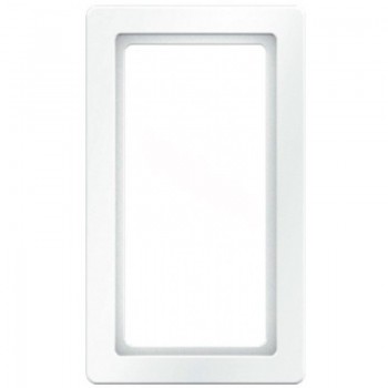 13096089 Рамка с большим вырезом Q.1 Полярная белизна с эффектом бархата 2-постовая Berker фото