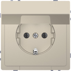 

MTN2310-6033 D-life розетка 16а с з/к и крышкой ip20, сахара Merten, D-Life MTN2310-6033
