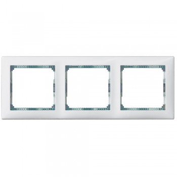 774463 Рамка Valena Белый кристалл 3-постовая Legrand фото