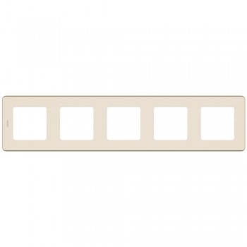 Рамка - 5 постов Слоновая кость Legrand INSPIRIA 673971 фото