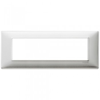 14657.81 Рамка Plana Алюминий 7 модулей Vimar фото