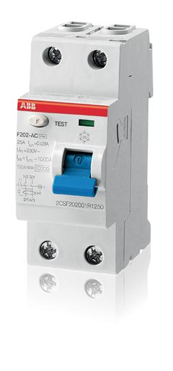 

2CSF202001R1900 Выкл.диф.тока 2мод.F202 AC-100/0,03, ABB, F202 AC-100/0,03