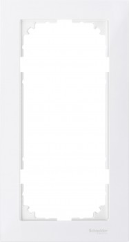 MTN4025-3619 Рамка M-Pure Полярный белый 2-постовая Merten фото