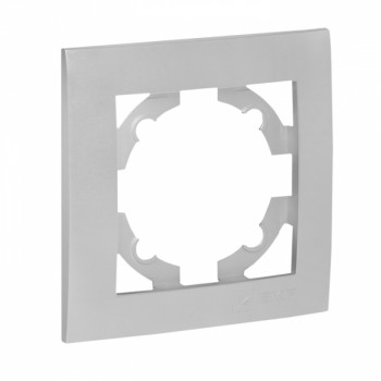 Рамка 1-местная сталь EKF Валенсия EWM-G-301-30 фото