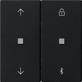 

5367005 Таймер жалюзи и таймер BT System 3000 System 55 Чёрный матовый Gira, Event 5367005