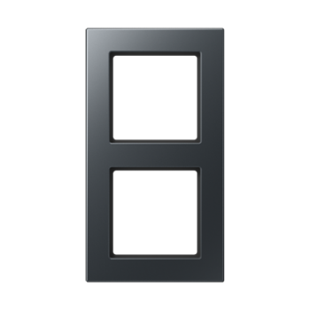 A5582BFANM Рамка A550 Антрацит 2-постовая Jung фото