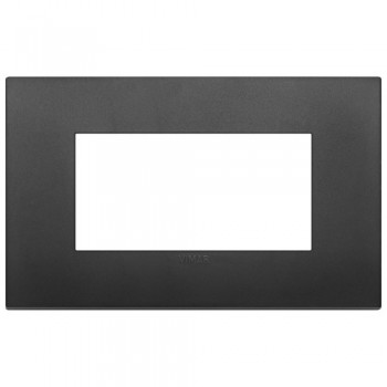 19654.71 Рамка Arke Classic Черный 4 модуля Vimar фото