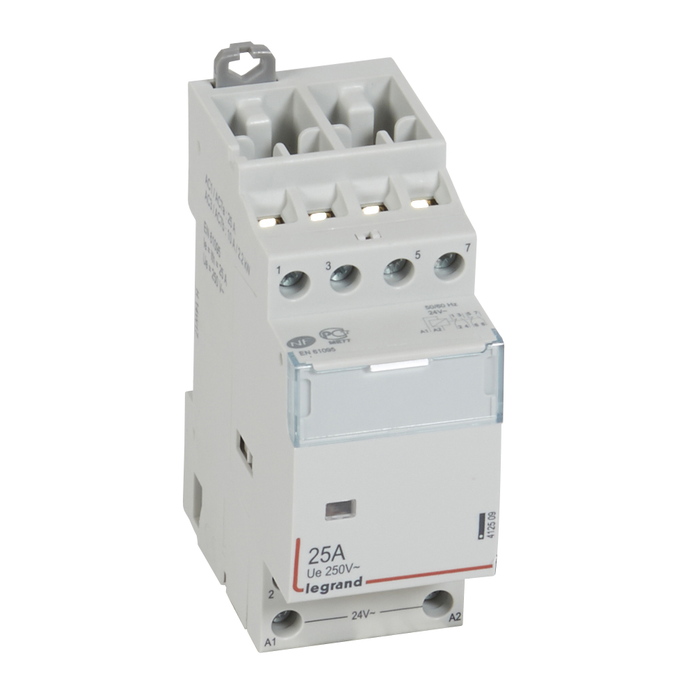 

412509 CX3 Контактор 24V 2НО+2НЗ 25А Legrand, CX3 412509