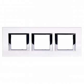 HA4802M3HBG Рамка Axolute Квадрат Фарфор 2+2+2 модуля Bticino фото