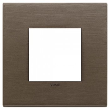 22642.12 Рамка Eikon EXE Темная бронза 2-модульная Vimar фото