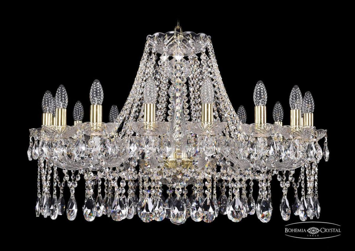

Подвесная люстра Bohemia Ivele 1413/16/300/G, Золотой, 1413 1413/16/300/G