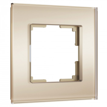 Рамка на 1 пост Senso (шампань, стекло soft-touch) Werkel W0013111 a064576 фото