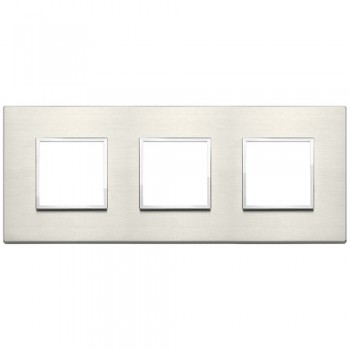 21644.08 Рамка Eikon Evo Титан 6 модулей Vimar фото