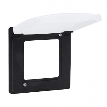 Рамка с защитной крышкой IP 44 Антрацит Legrand INSPIRIA 673923 фото