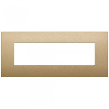 19657.78 Рамка Arke Classic Золото матовое 7 модулей Vimar фото