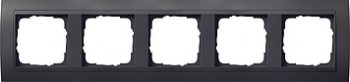 021508 Рамка Event Черный 5-постовая Gira фото
