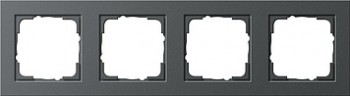 021423 Рамка E2 Антрацит 4-постовая Gira фото