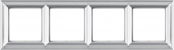 EPD484AL Рамка ECO Profi Deco Алюминий 4-постовая гор/верт. Jung фото