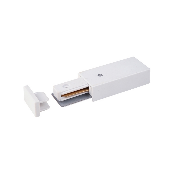 

Питание боковое Track Rail WH Surface TRP-1-1-WH белый Elektrostandard a039498, Track Rail WH Surface a039498
