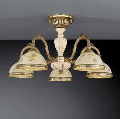 

Потолочная люстра Reccagni Angelo PL 6928/5, Бежевый, rosa 6908 PL 6928/5