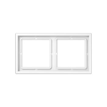 LSZ982BFWW Рамка LS ZERO Белый 2-постовая Jung фото