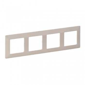 754044 Рамка Valena Life Слоновая кость 4-постовая Legrand фото