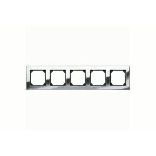 

MTN403539 Рамка M-Elegance Хром 5-постовая Merten, M-Elegance MTN403539
